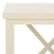 Safavieh Candice White Cross Back End Table AMH6523A - alternate 7